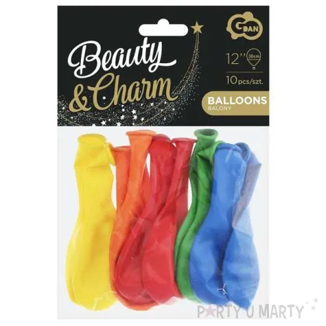 balony beauty and charm pastel mix godan 12 10 szt