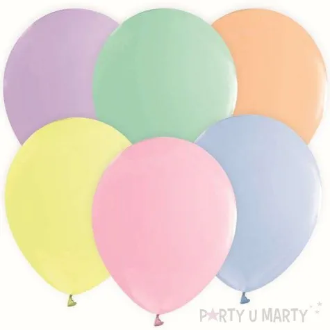 balony beauty and charm pastel mix godan 12 10 szt
