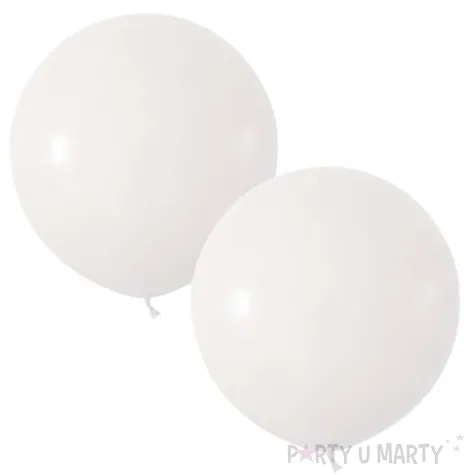 balony beauty and charm pastelowe bialy godan 24 2 szt