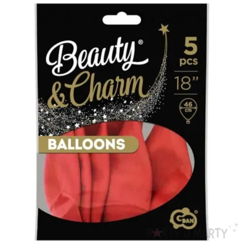 balony beauty and charm pastelowe burgundowy godan 18 5 szt