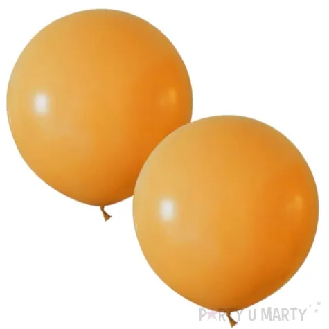 balony beauty and charm pastelowe karmelowy godan 24 2 szt