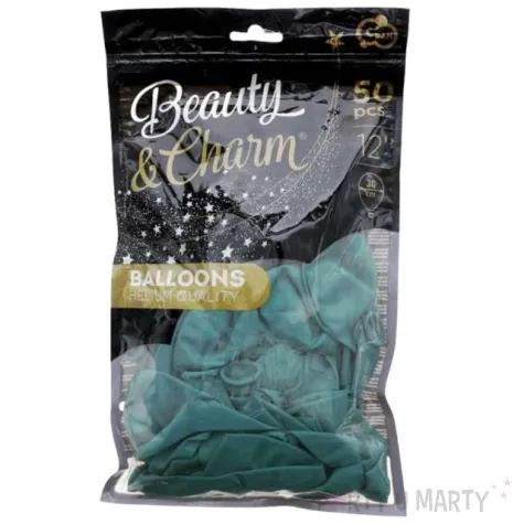 balony beauty and charm pastelowe niebieski ciemny godan 12 50 szt