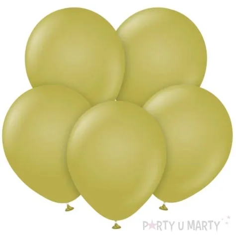 balony beauty and charm pastelowe oliwkowy godan 12 10 szt