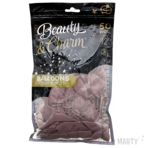 balony beauty and charm pastelowe rozowy brudny godan 12 50 szt