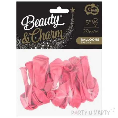 balony beauty and charm pastelowe rozowy godan 5 20 szt
