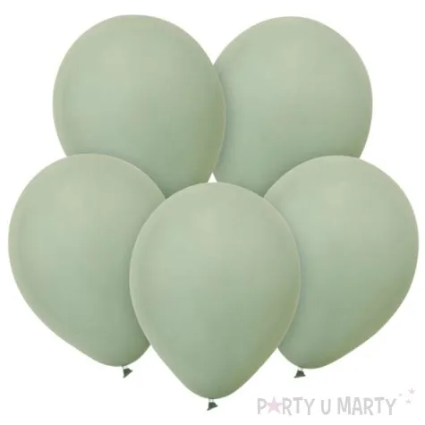 balony beauty and charm pastelowe szaro zielony godan 12 10 szt