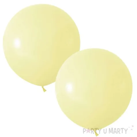 balony beauty and charm pastelowe waniliowy godan 24 2 szt