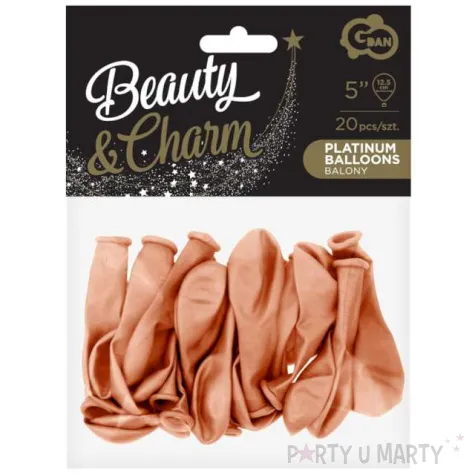 balony beauty and charm platynowe miedziane godan 5 20 szt