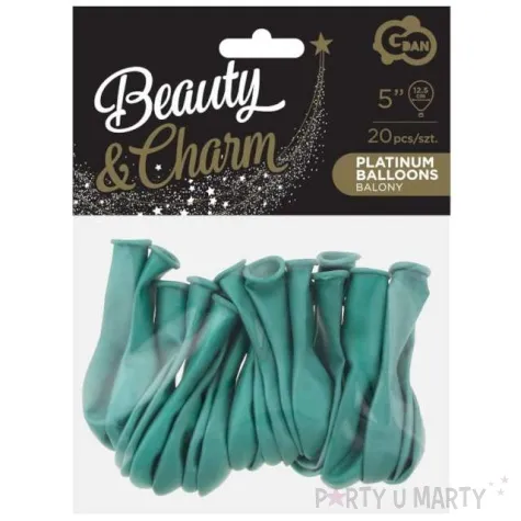 balony beauty and charm platynowe zielone godan 5 20 szt