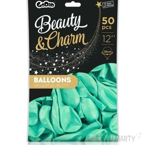 balony beauty and charm zielone godan 12 50 szt