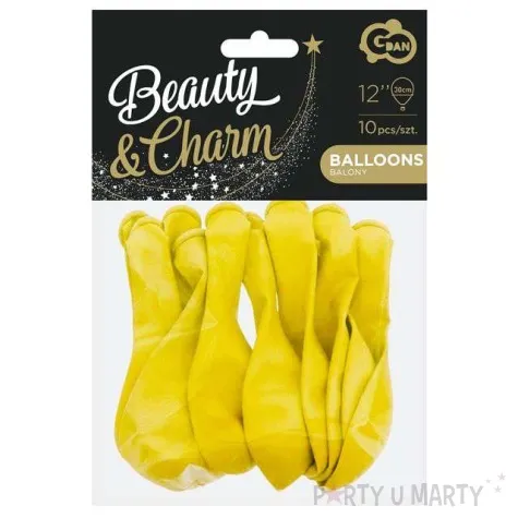 balony beauty and charm zolte godan 12 10 szt
