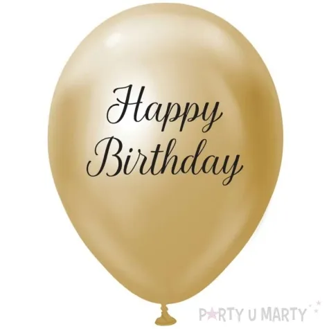 balony beauty charm happy birthday zloty godan 12 5 szt
