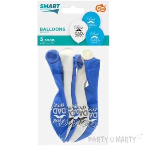 balony best dad ever dzien ojca pastel mix godan 12 5 szt