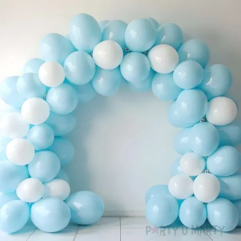 balony blekitne pastelowe dekoracja na urodziny baby shower wesele 17 25 szt