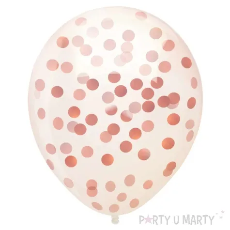 balony bride to be konfetti rozowe zloto partypal 12 10 szt