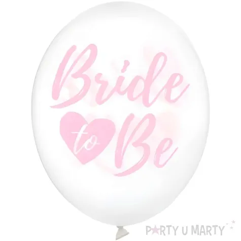 balony bride to be rozowy crystal strong 12 50 szt