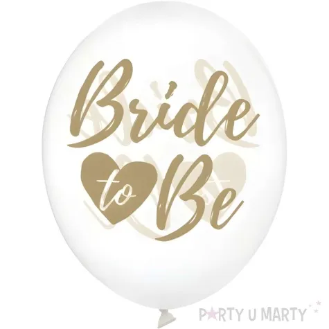 balony bride to be zloty crystal strong 12 50 szt