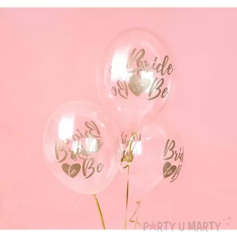 balony bride to be zloty crystal strong 12 50 szt