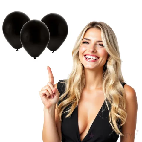 balony bronisze pastel czarne godan 10 100 szt