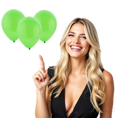 balony bronisze pastel pistacjowe godan 10 100 szt