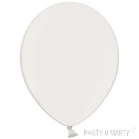 balony celebration metalic bialy 12 100 szt