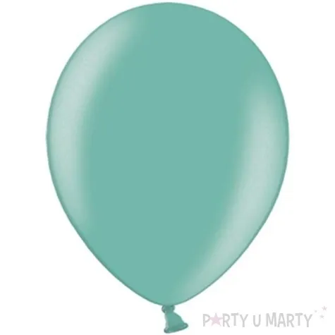balony celebration metalic mietowy 9 100 szt