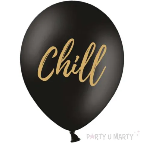balony chill czarne 12 strong 50 szt