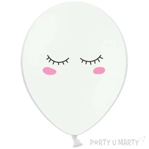 balony chmurka buzia pastel biale 12 strong 6 szt