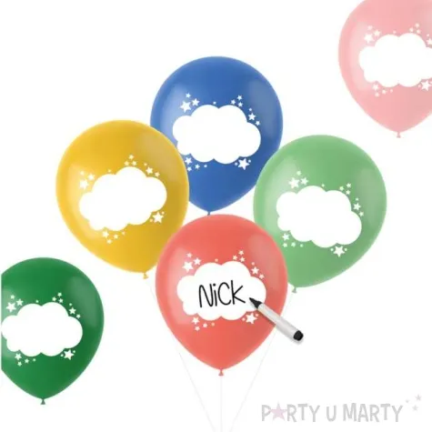 balony chmurka mix folat 13 6 szt