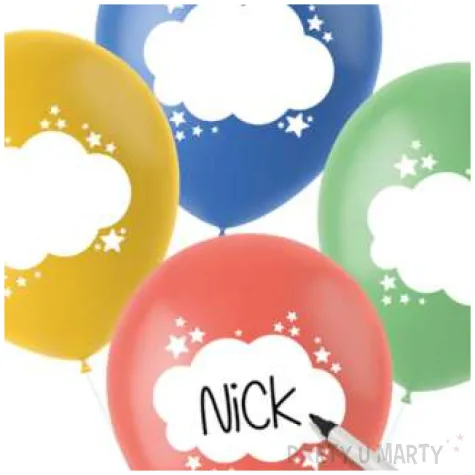 balony chmurka mix folat 13 6 szt