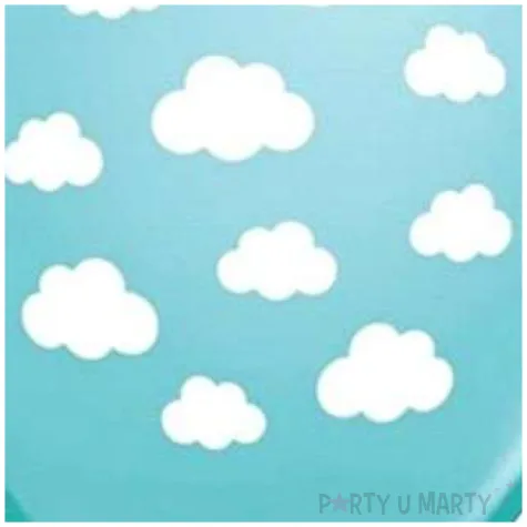 balony chmurki blekitne qualatex 11 25 szt