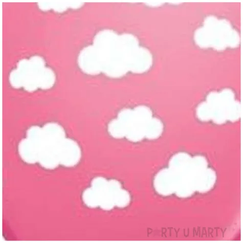 balony chmurki rozowe qualatex 11 25 szt