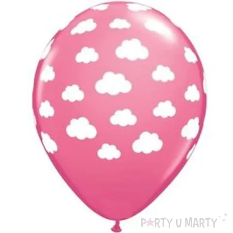 balony chmurki rozowe qualatex 11 25 szt