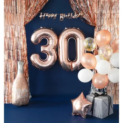 balony chrom rozowe zloto partypal 12 100 szt