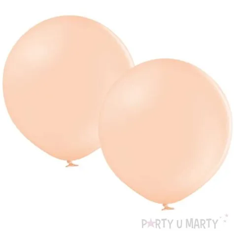 balony chromowane brzoskwiniowe belbal 23 2 szt