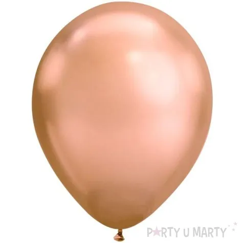 balony chromowane rozowo zloty qualatex 11 100 szt