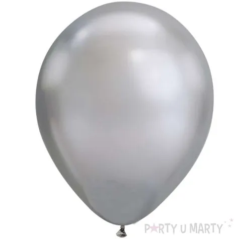 balony chromowane srebrne qualatex 11 100 szt