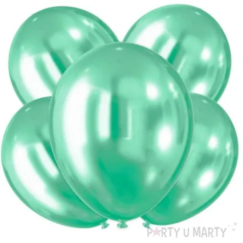 balony chromowane zielone arpex 12 5 szt