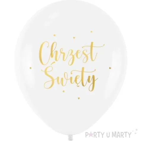 balony chrzest swiety bialy partypal 12 100 szt