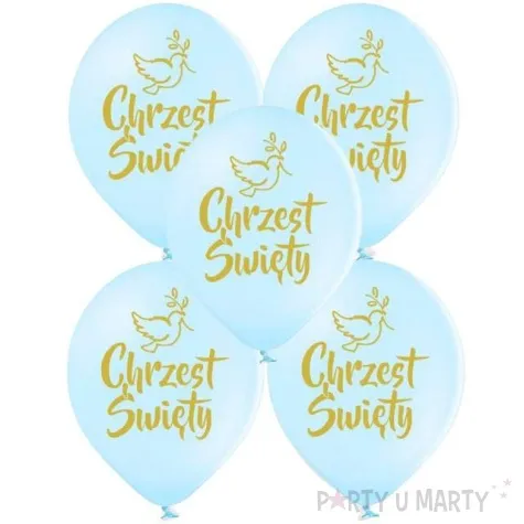 balony chrzest swiety blekitne adikbal 11 5 szt