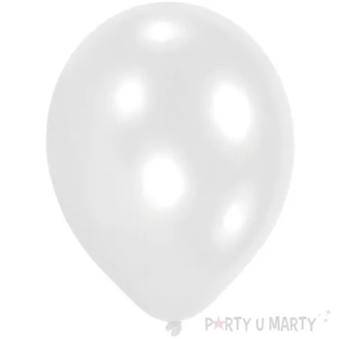 balony classic biale amscan 8 10 szt