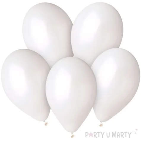 balony classic bialy metalik gemar 13 50 szt
