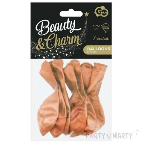 balony classic godan metalik miedziany 12 7 szt