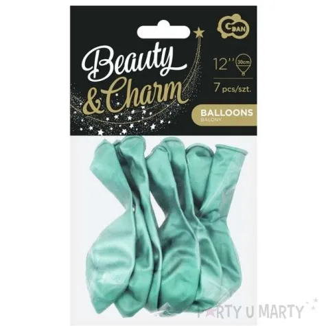 balony classic godan metalik zielony 12 7 szt