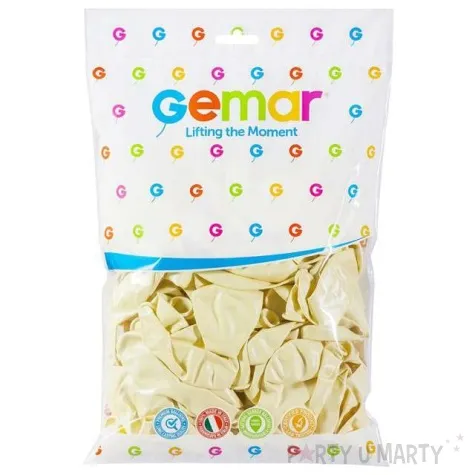 balony classic kosc sloniowa metalik gemar 10 100 szt