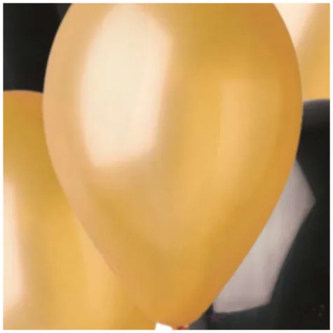 balony classic metalik zlote i czarne godan 10 5 szt