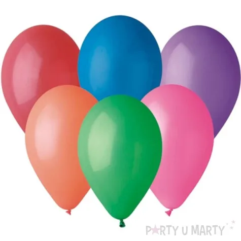 balony classic pastel mix gemar 7 100 szt