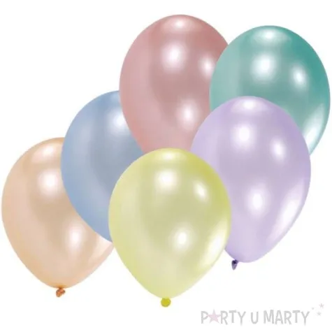 balony classic perlowe mix amscan 10 8 szt