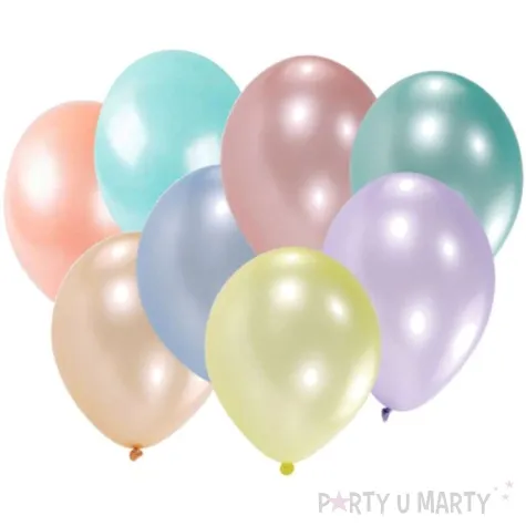 balony classic perlowe mix amscan 10 8 szt