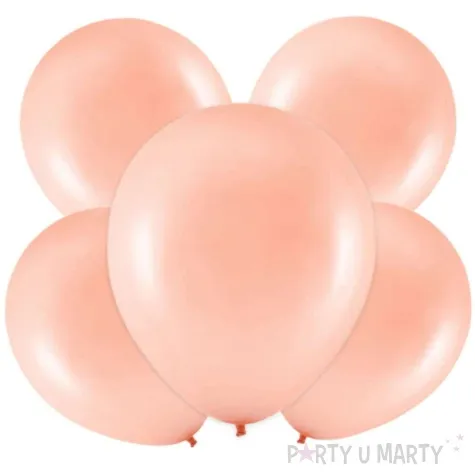 balony classic rozowe zloto partypal 12 5 szt